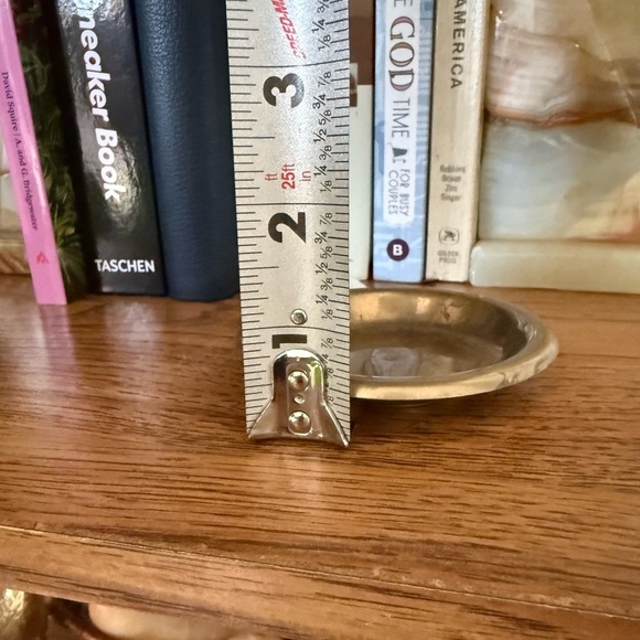 Vintage Small Bras Dish 3” Diameter Decorative Catch All - Picture 6 of 7